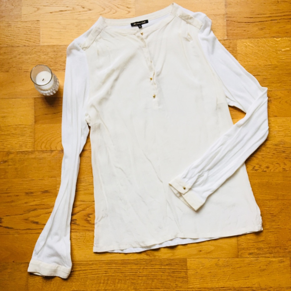 Final! Massimo Dutti White Blouse